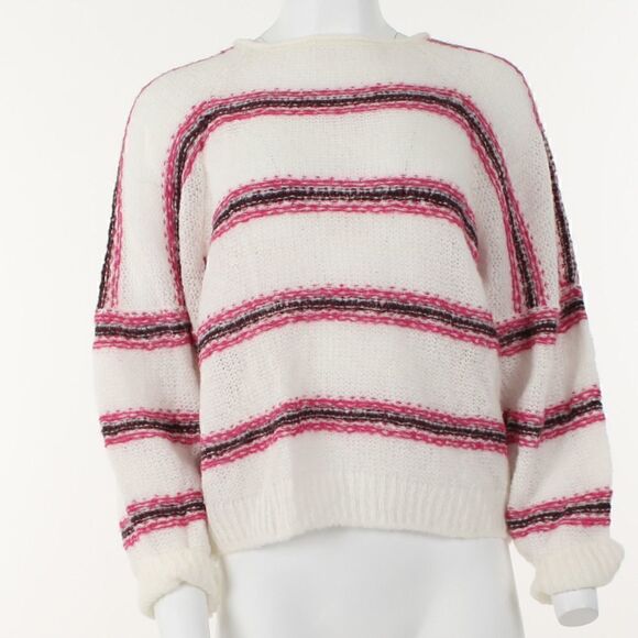 Free People Women's Hockley Alpaca-Blend Striped Sweater - Picture 2 of 5